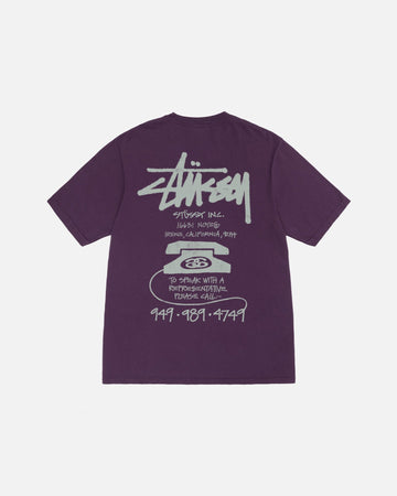 OLD PHONE TEE PIGMENT DYED