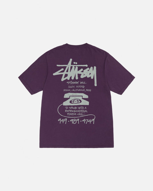 OLD PHONE TEE PIGMENT DYED