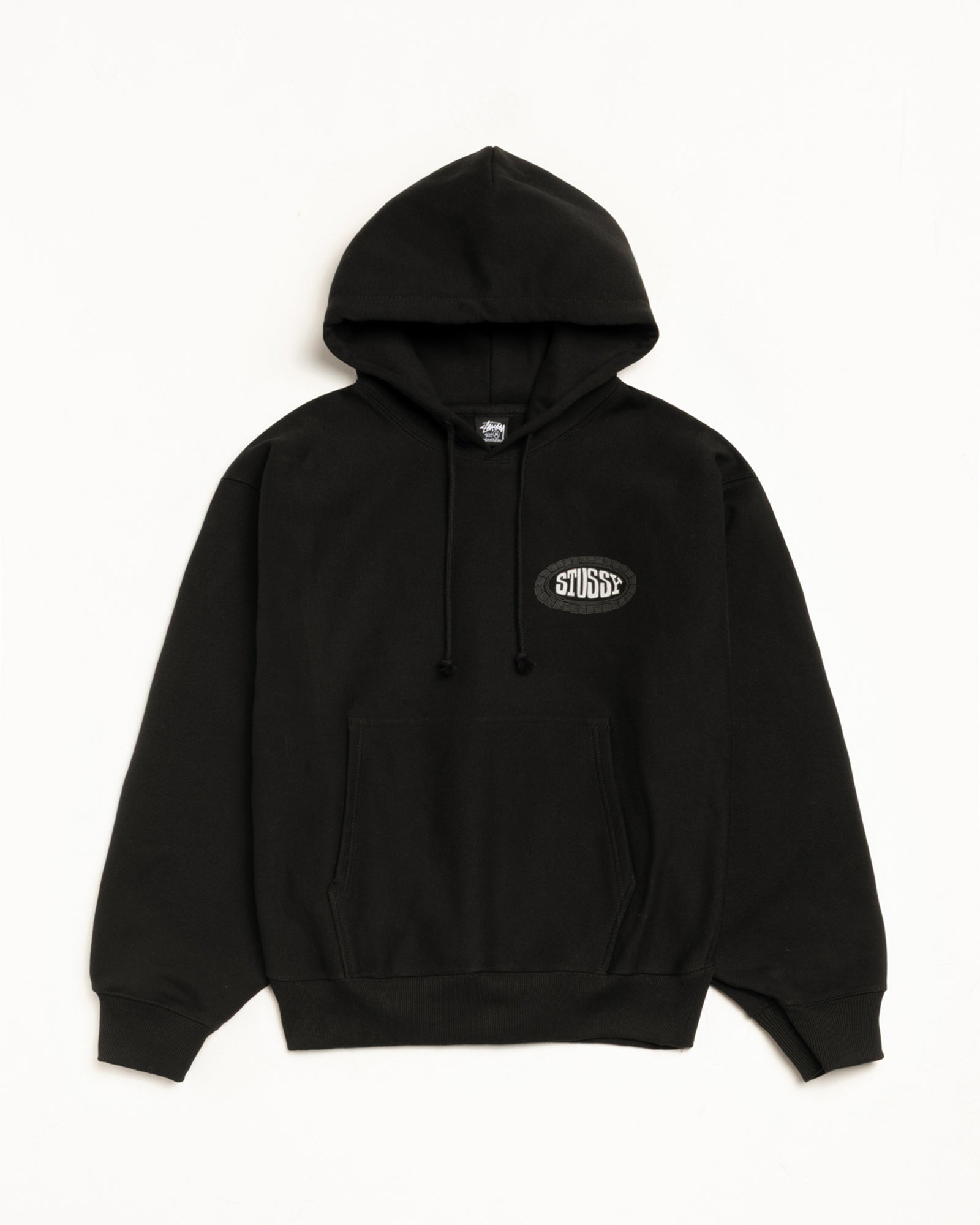 STÜSSY & BORN X RAISED LOGO ZIP HOODIE