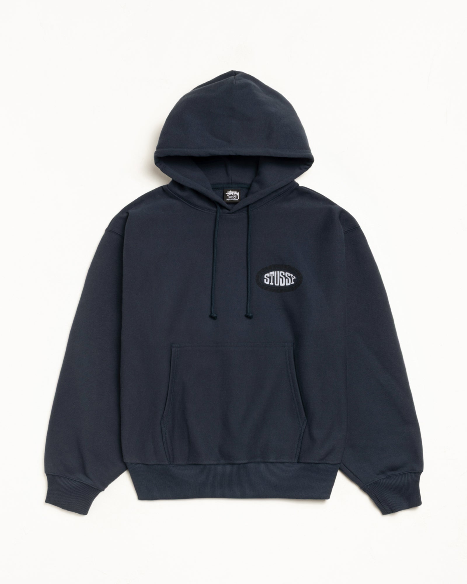 STÜSSY & BORN X RAISED LOGO ZIP HOODIE