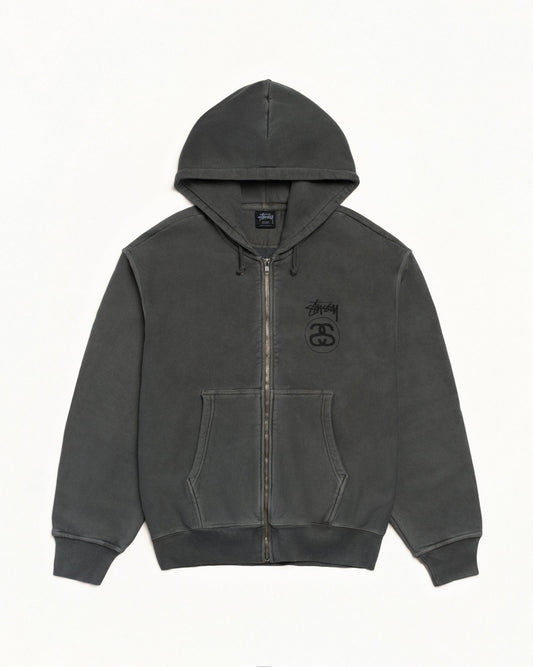 STOCK LINK ZIP HOODIE PIGMENT DYED
